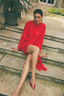 Robe Omb Rouge - Martin Martin Paris