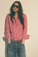 Agathe shirt rayures rouge et blanc