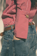 Agathe shirt rayures rouge et blanc