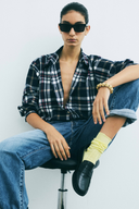 Chemise Boy Bleu à carreaux - Martin Martin Paris 