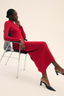 Robe Diana Rouge - Martin Martin Paris