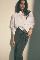 Ensemble Boy blanc - Jo kaki