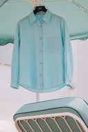 Chemise Boy Turquoise