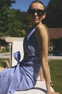 Ensemble Pam-Jo rayures marine / blanc
