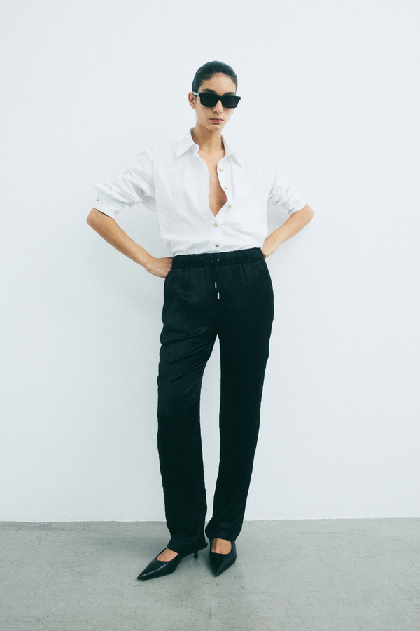 Jog Plumetis Noir - Martin Martin Paris