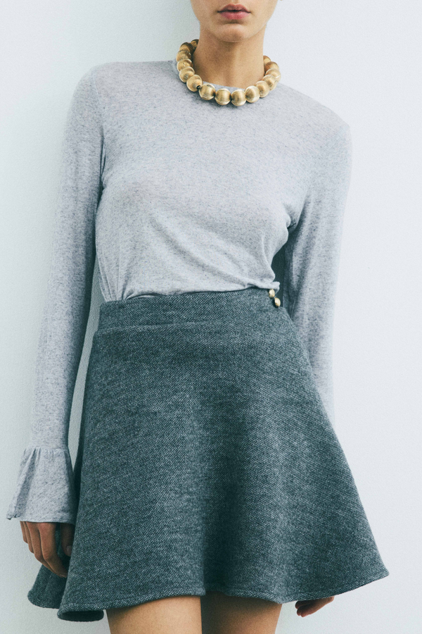 Jupe Vicky Gris - Martin Martin Paris