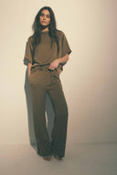 Jim pants crepe cacao