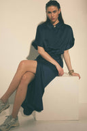 Constance dress bleu marine