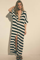 Constance dress rayures noir et blanc