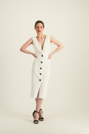 Robe Josée Ivoire - Martin Martin Paris