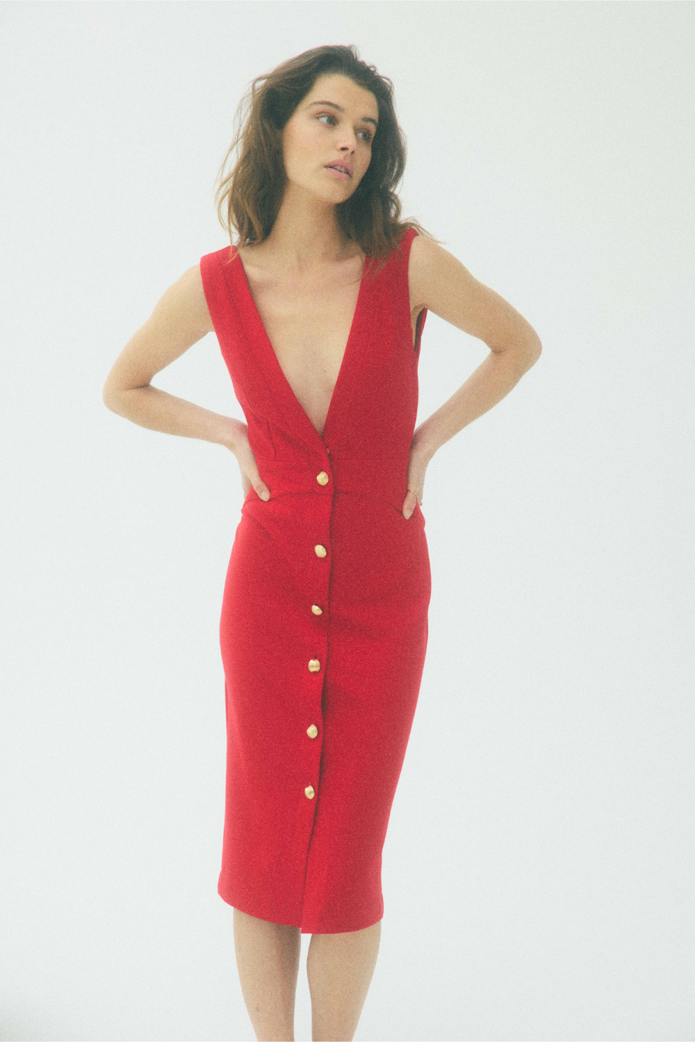 Robe Josée Rouge - Martin Martin Paris