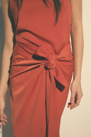 Jo skirt rouge orangé