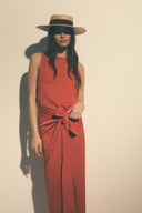 Jo skirt rouge orangé