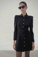 Robe Brigitte Marine - Martin Martin Paris