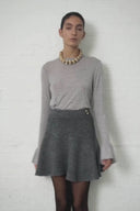 Jupe Vicky Gris Chiné - Martin Martin Paris