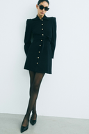 Robe Brigitte Jersey Gainant Noir