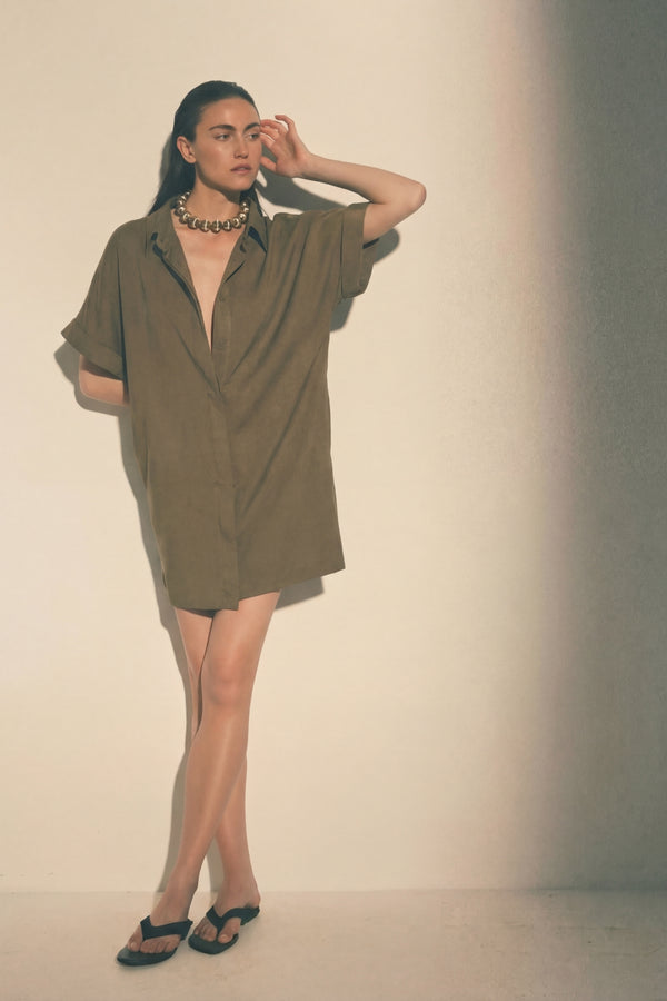 Robe mini-Constance cacao