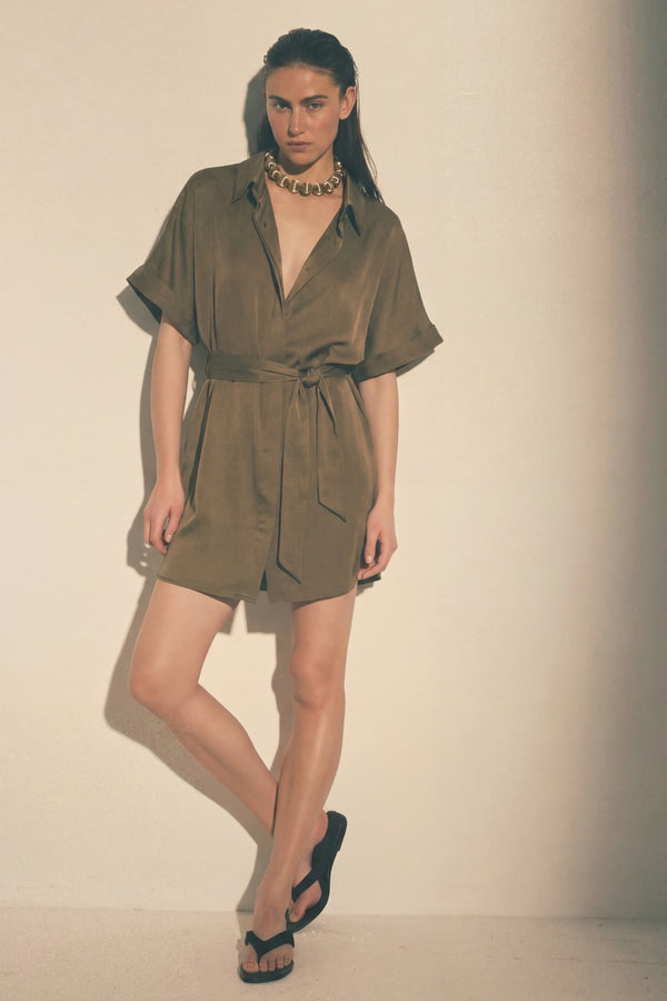 Robe mini-Constance cacao
