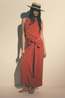 Pam top rouge orangé