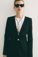 Veste de costume Gordon en toile de laine marine Veste de costume Gordon en toile de laine marine